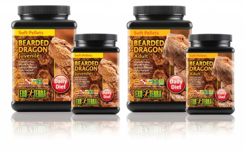 Exo Terra Soft Pellets - Bearded Dragon Juvenile